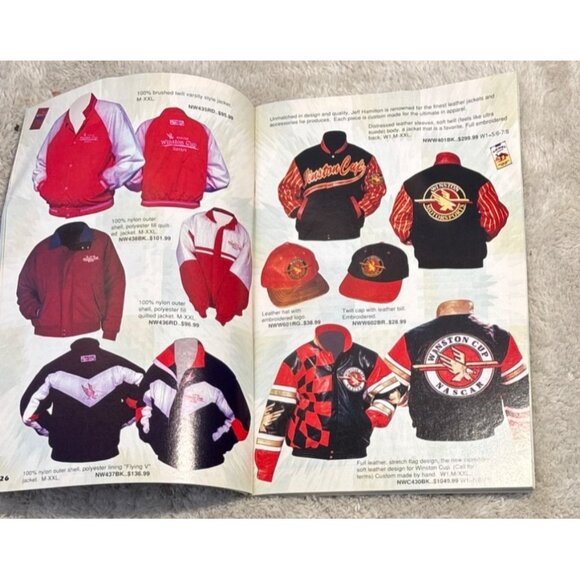 1996 Winston Cup Catalog Vintage NASCAR Racing Merchandise Advertising Booklet - Picture 4 of 5